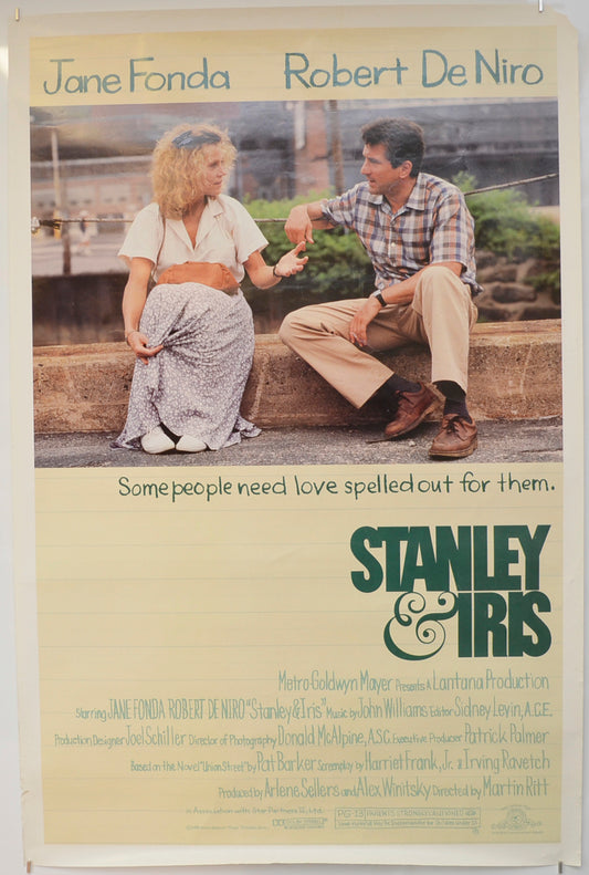 Stanley And Iris  Original One Sheet Poster - Film Poster - Movie Poster