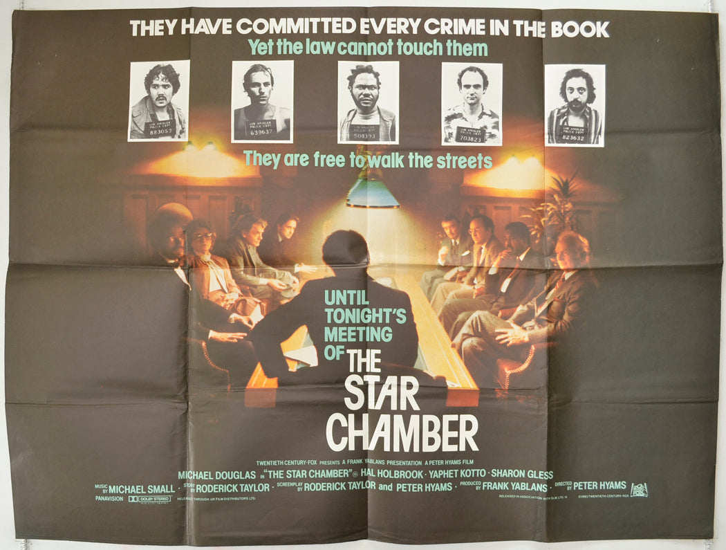 The Star Chamber Original Quad Poster - Film Poster - Movie Poster  