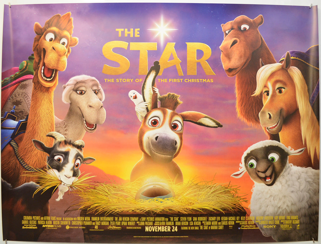 The Star Original Quad Poster - Film Poster - Movie Poster