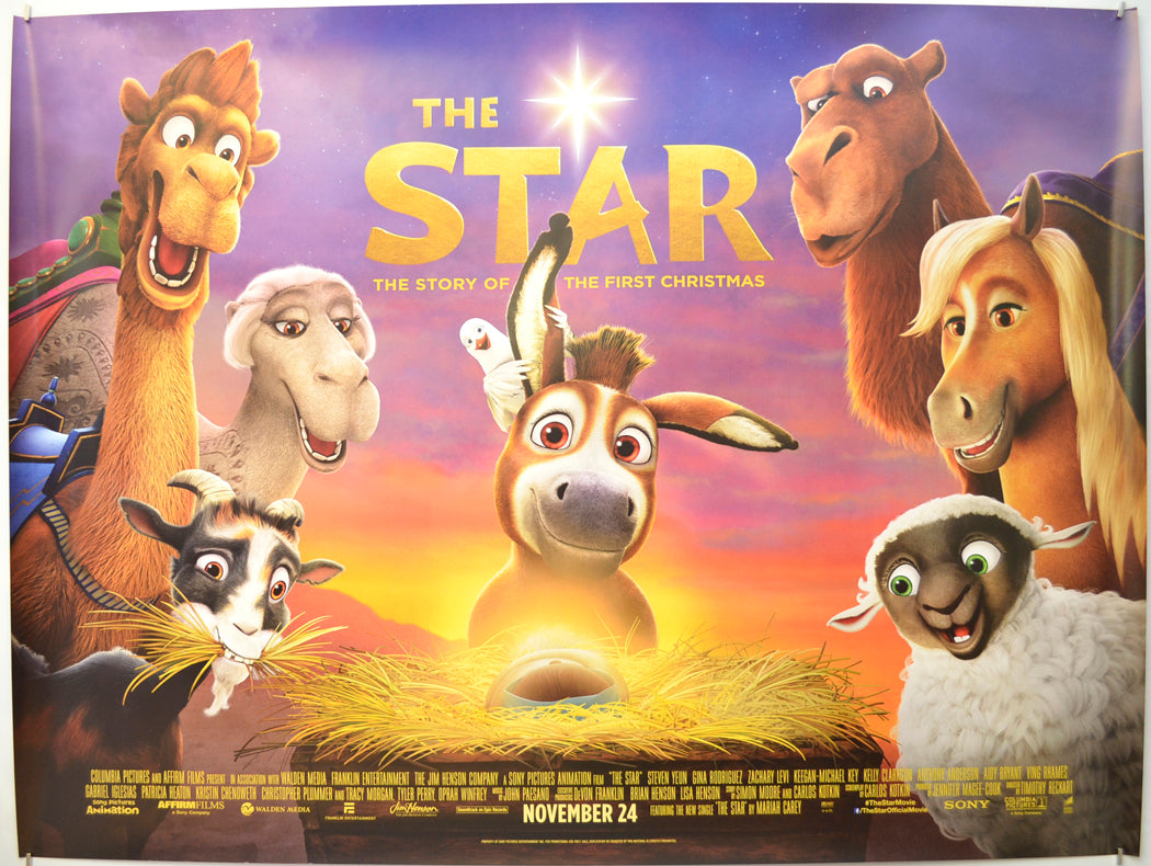 The Star Original Quad Poster - Film Poster - Movie Poster