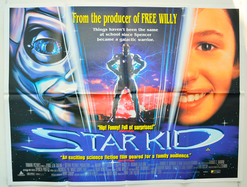 Star Kid Original Quad Poster - Film Poster - Movie Poster  