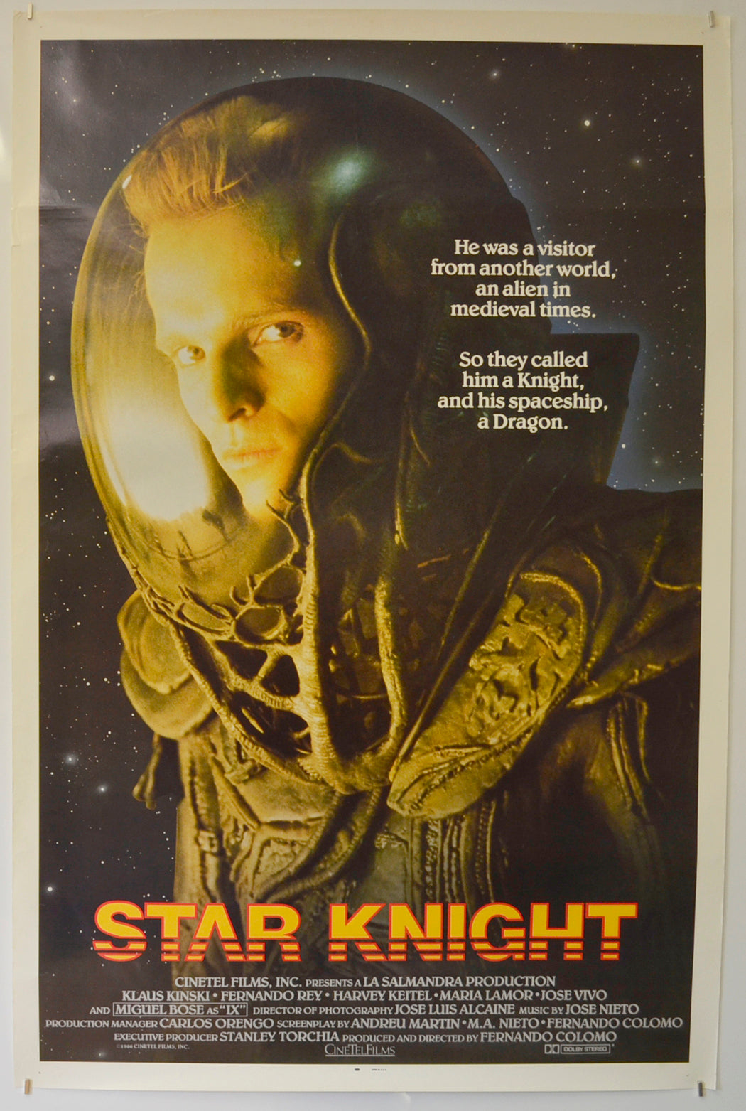 Star Knight  (a.k.a. El caballero del dragon)   Original One Sheet Poster - Film Poster - Movie Poster