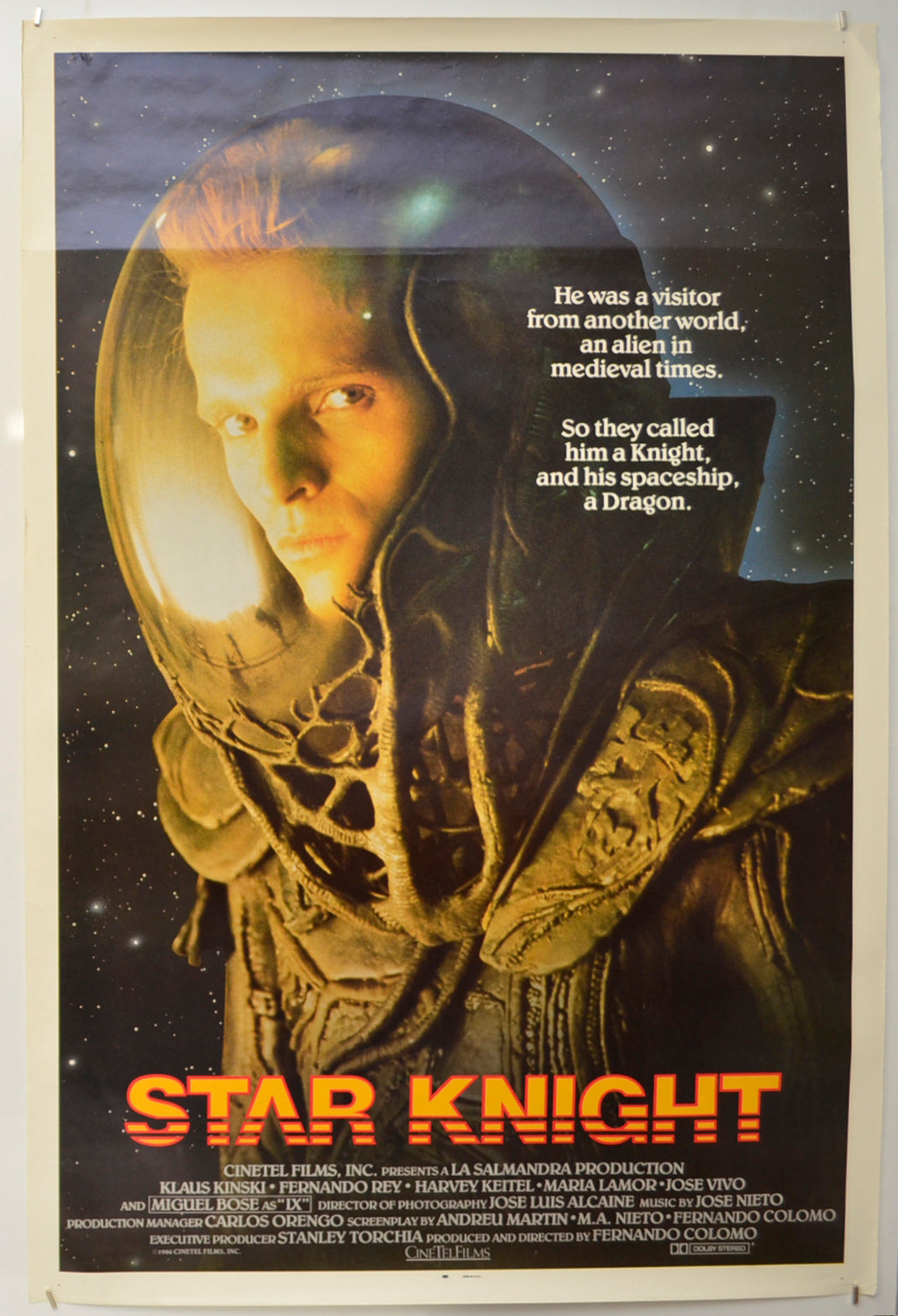 Star Knight (a.k.a. El caballero del dragon)  Original One Sheet Poster - Film Poster - Movie Poster