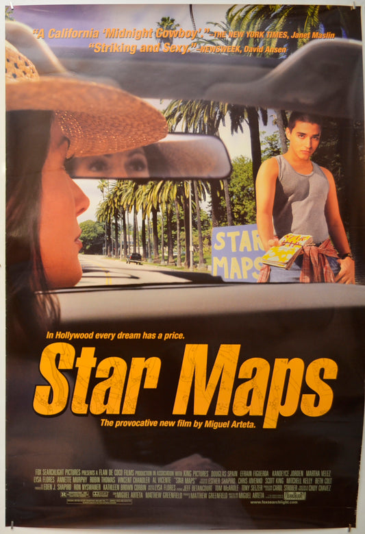 Star Maps Original One Sheet Poster - Film Poster - Movie Poster  