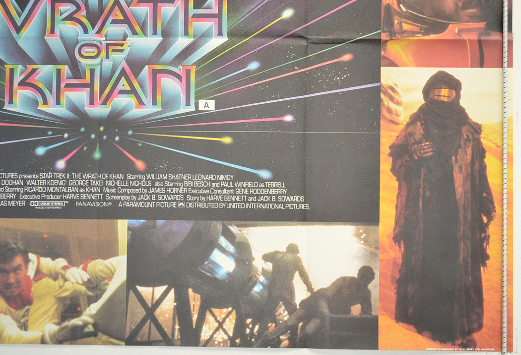 STAR TREK II - THE WRATH OF KHAN (Bottom Right) Cinema Quad Movie Poster 