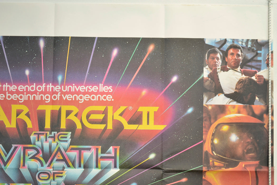 STAR TREK II - THE WRATH OF KHAN (Top Right) Cinema Quad Movie Poster 