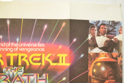 STAR TREK II : THE WRATH OF KHAN (Top Right) Cinema Quad Movie Poster 