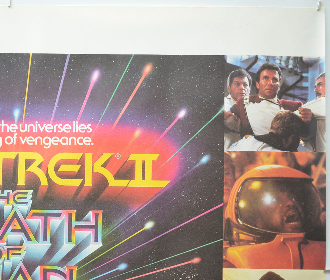 STAR TREK II : THE WRATH OF KHAN (Top Right) Cinema Quad Movie Poster 