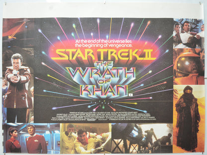 Star Trek II : The Wrath Of Khan Original Quad Poster - Film Poster - Movie Poster