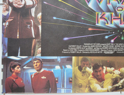 STAR TREK II : THE WRATH OF KHAN (Bottom Left) Cinema Quad Movie Poster 