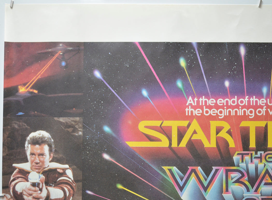 STAR TREK II : THE WRATH OF KHAN (Top Left) Cinema Quad Movie Poster 