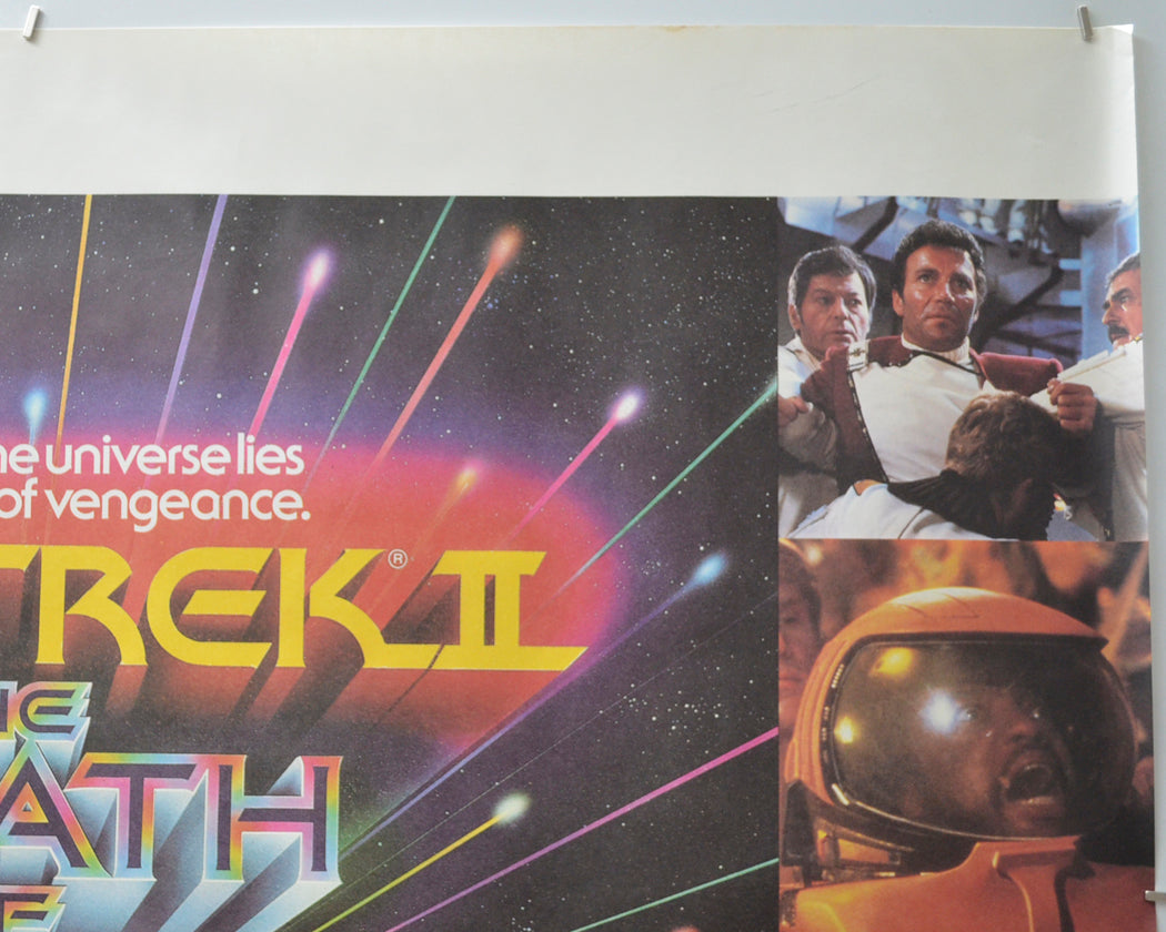 STAR TREK II : THE WRATH OF KHAN (Top Right) Cinema Quad Movie Poster 