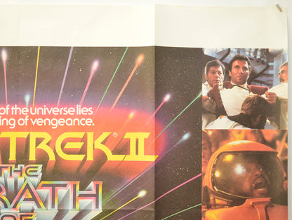 STAR TREK II : THE WRATH OF KHAN (Top Right) Cinema Quad Movie Poster 