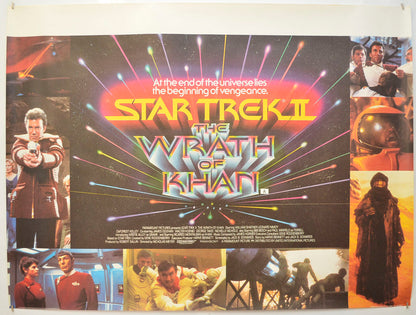 Star Trek II : The Wrath Of Khan Original Quad Poster - Film Poster - Movie Poster