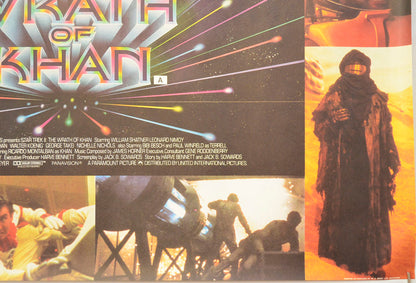 STAR TREK II : THE WRATH OF KHAN (Bottom Right) Cinema Quad Movie Poster 