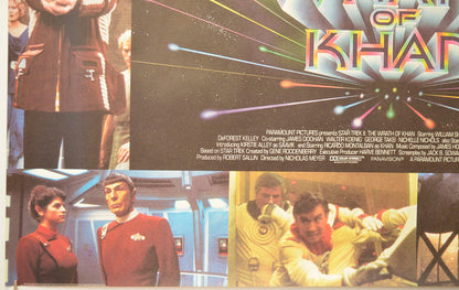 STAR TREK II : THE WRATH OF KHAN (Bottom Left) Cinema Quad Movie Poster 