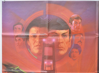 STAR TREK IV : THE VOYAGE HOME (Top Left) Cinema Quad Movie Poster 