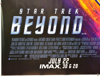 Star Trek : Beyond (Bottom Left) Cinema Quad Movie Poster 