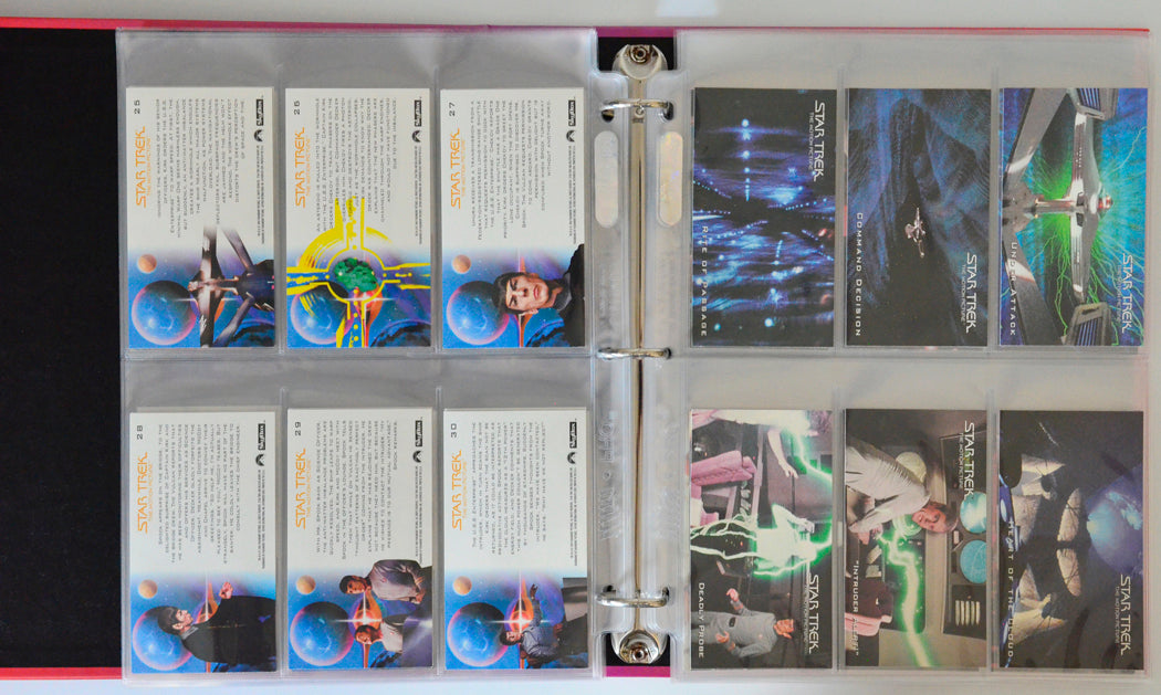 Star Trek : Cinema Collection Trading Card set by Skybox (Motion Picture cards example)