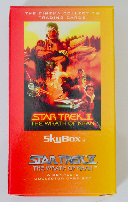 Star Trek : Cinema Collection Trading Card set by Skybox (Wrath Of Khan cards box)