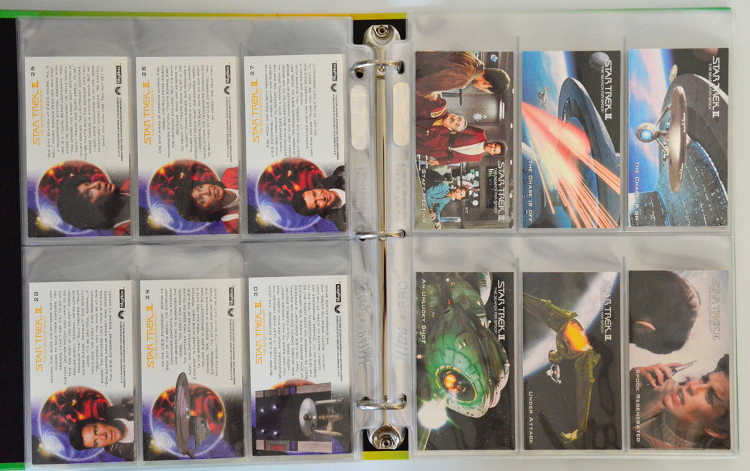 Star Trek : Cinema Collection Trading Card set by Skybox (Search For Spock cards example)