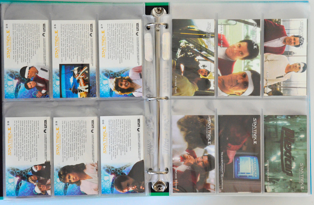 Star Trek : Cinema Collection Trading Card set by Skybox (Voyage Home cards example)