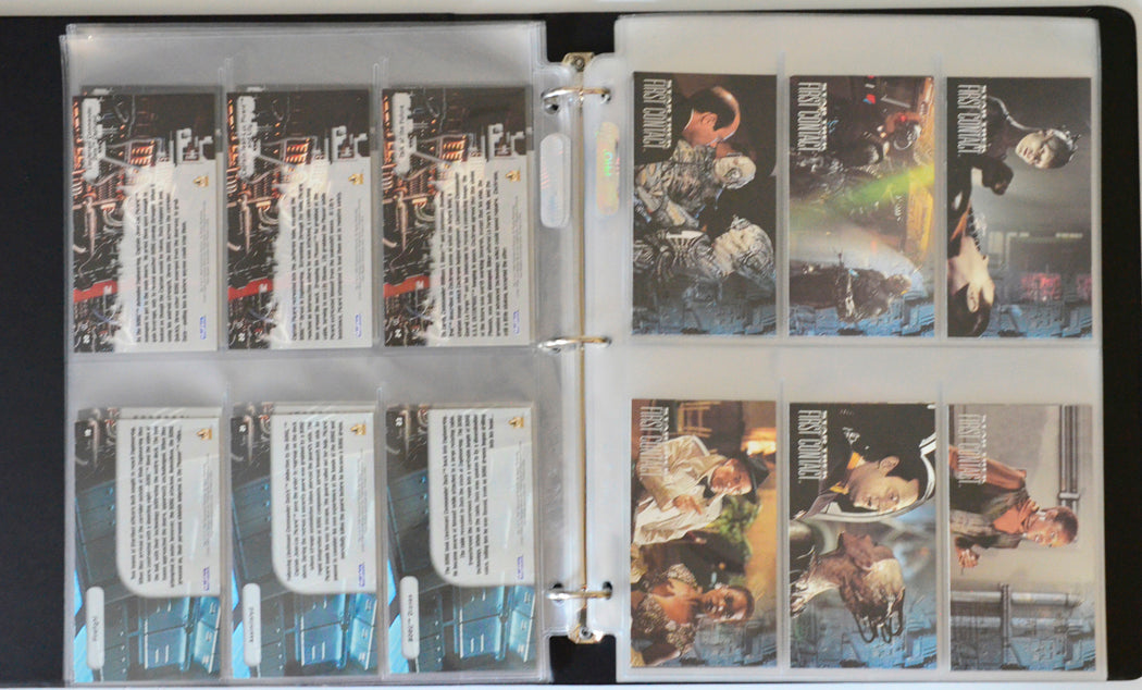 Star Trek : First Contact Trading Cards and Binder by Skybox (cards 25-30)
