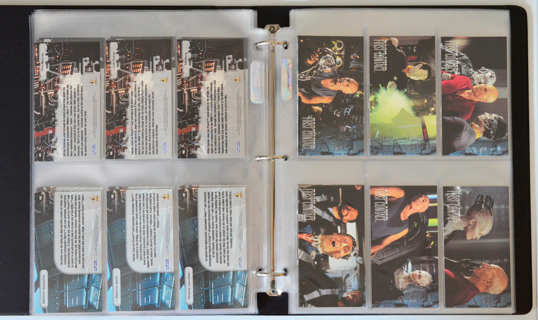 Star Trek : First Contact Trading Cards and Binder by Skybox (cards 49-54)