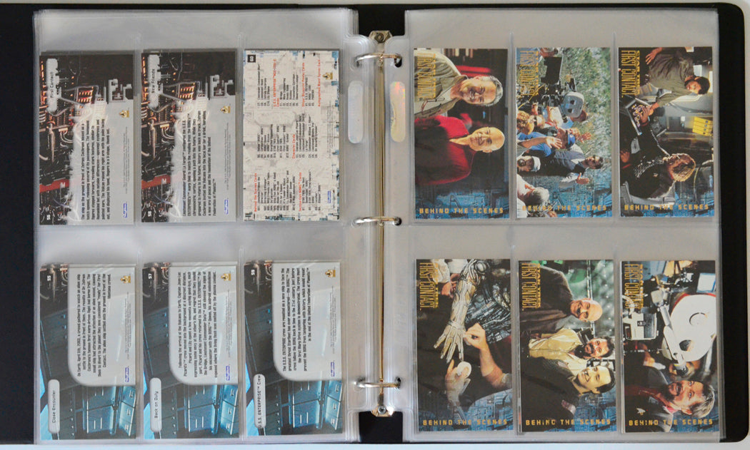 Star Trek : First Contact Trading Cards and Binder by Skybox (cards bs1-bs6)