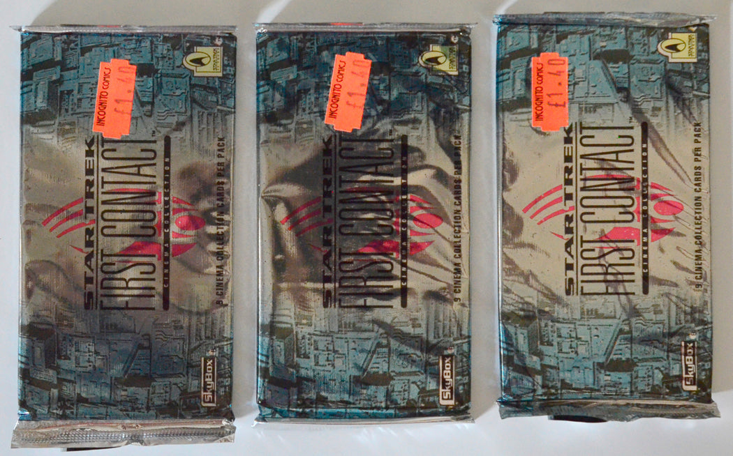 Star Trek : First Contact Trading Cards and Binder by Skybox (booster packs)