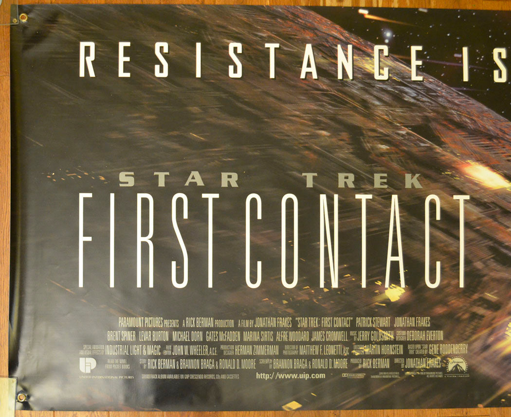 STAR TREK : FIRST CONTACT Cinema BANNER Left  