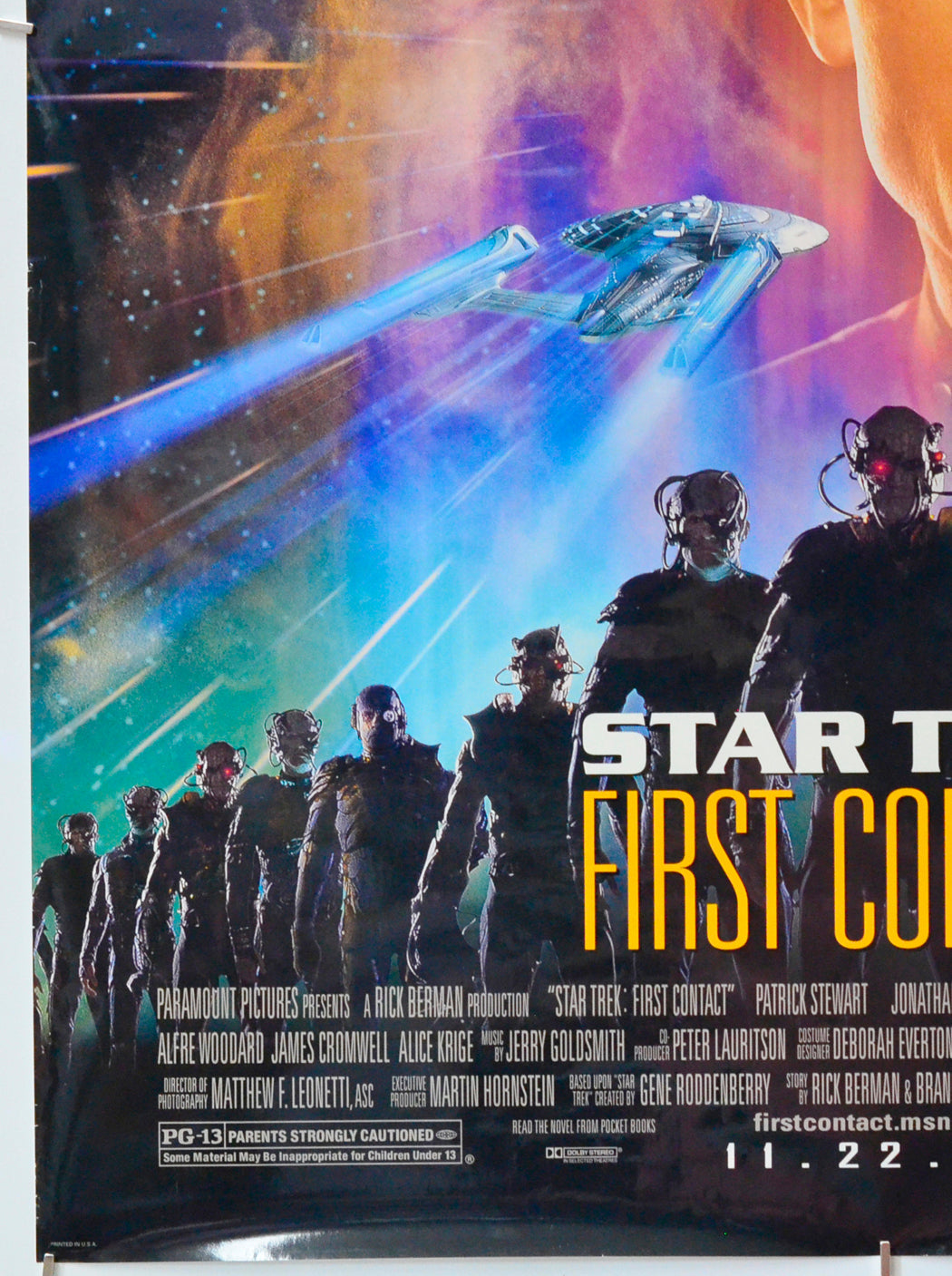 Star Trek : First Contact (Bottom Left) Cinema One Sheet Movie Poster 