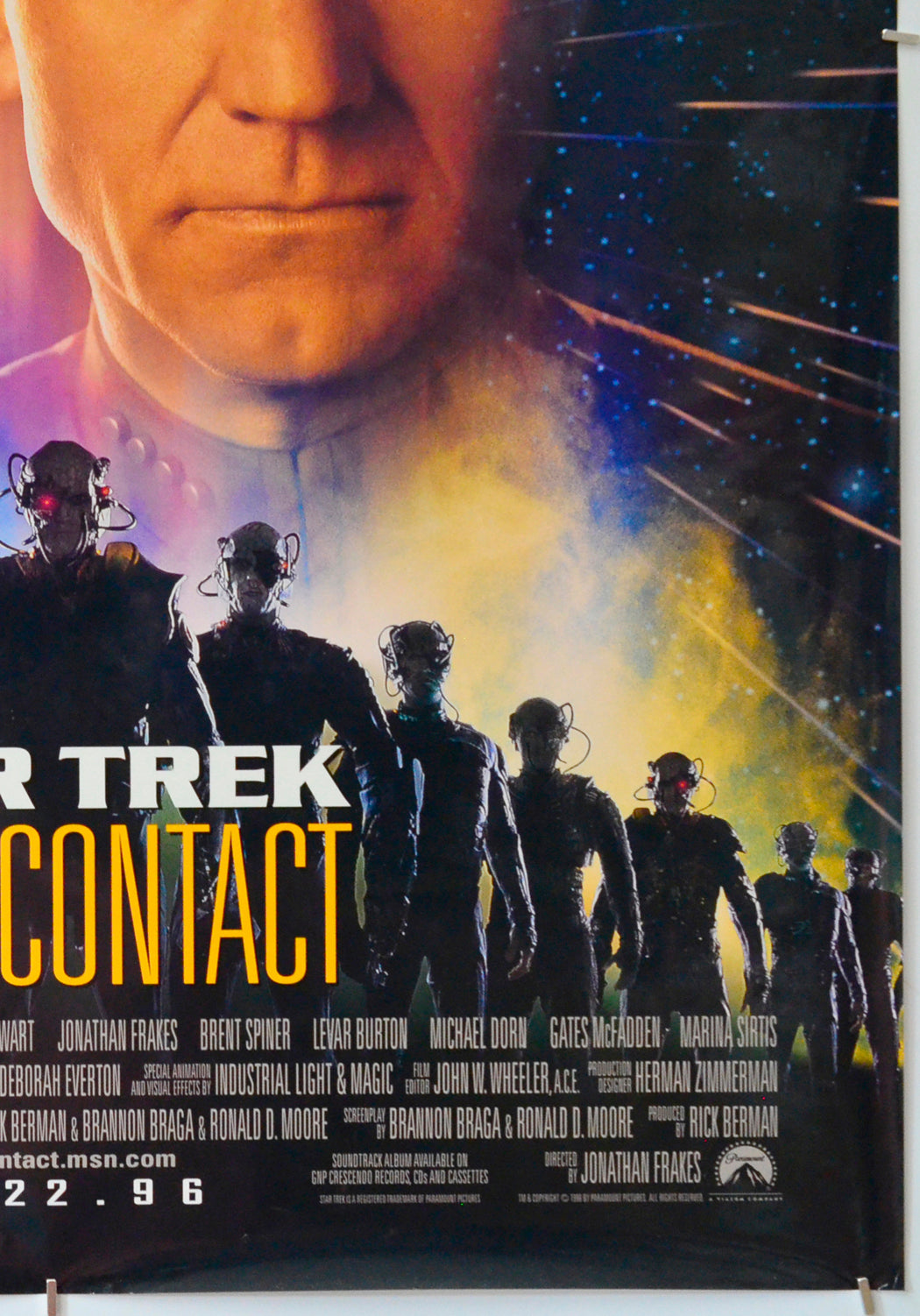 Star Trek : First Contact (Bottom Right) Cinema One Sheet Movie Poster 