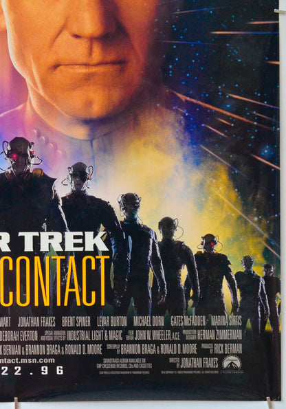 Star Trek : First Contact (Bottom Right) Cinema One Sheet Movie Poster 