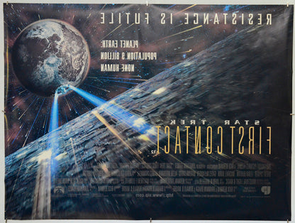 Star Trek : First Contact (Back) Cinema Quad Movie Poster 