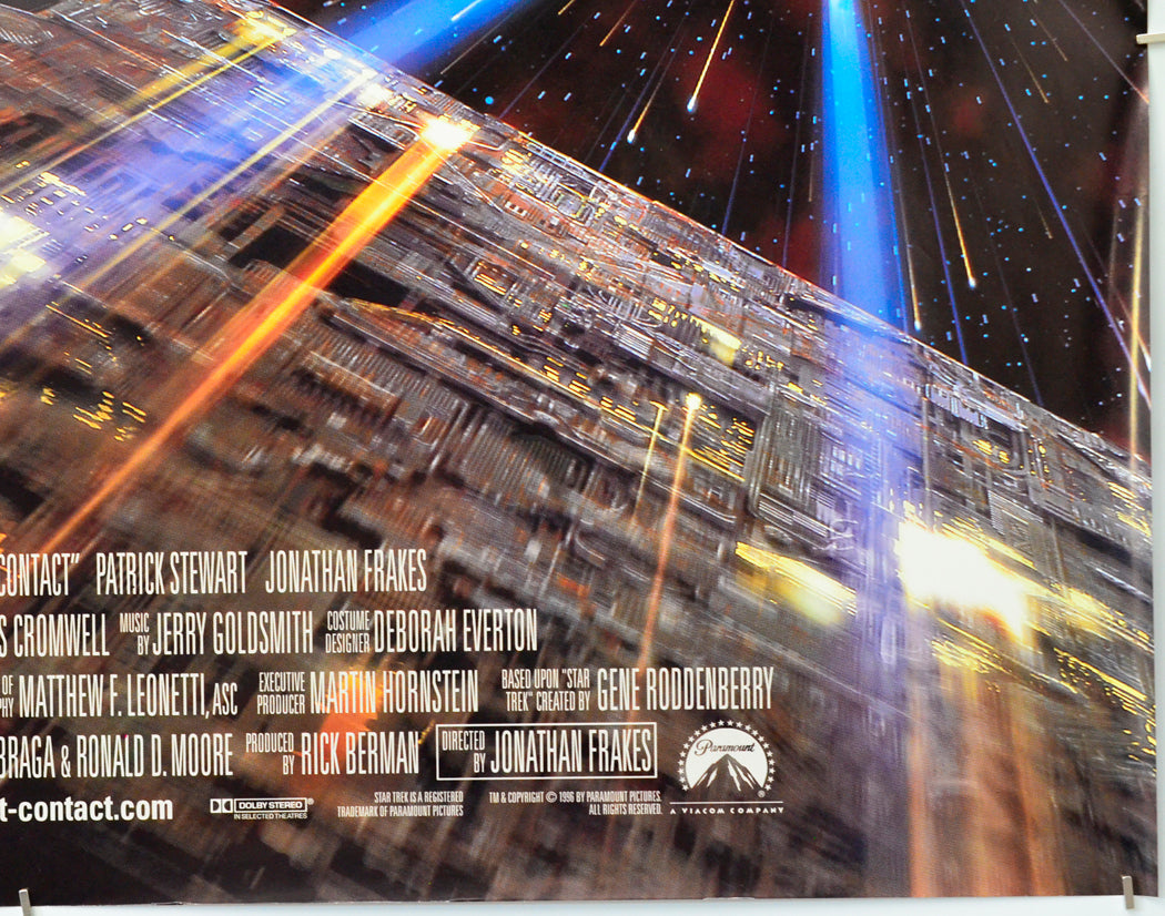 Star Trek : First Contact (Bottom Right) Cinema Quad Movie Poster 