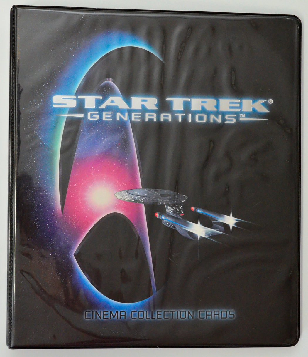 Star Trek : Generations Trading Card set by Skybox (binder front)