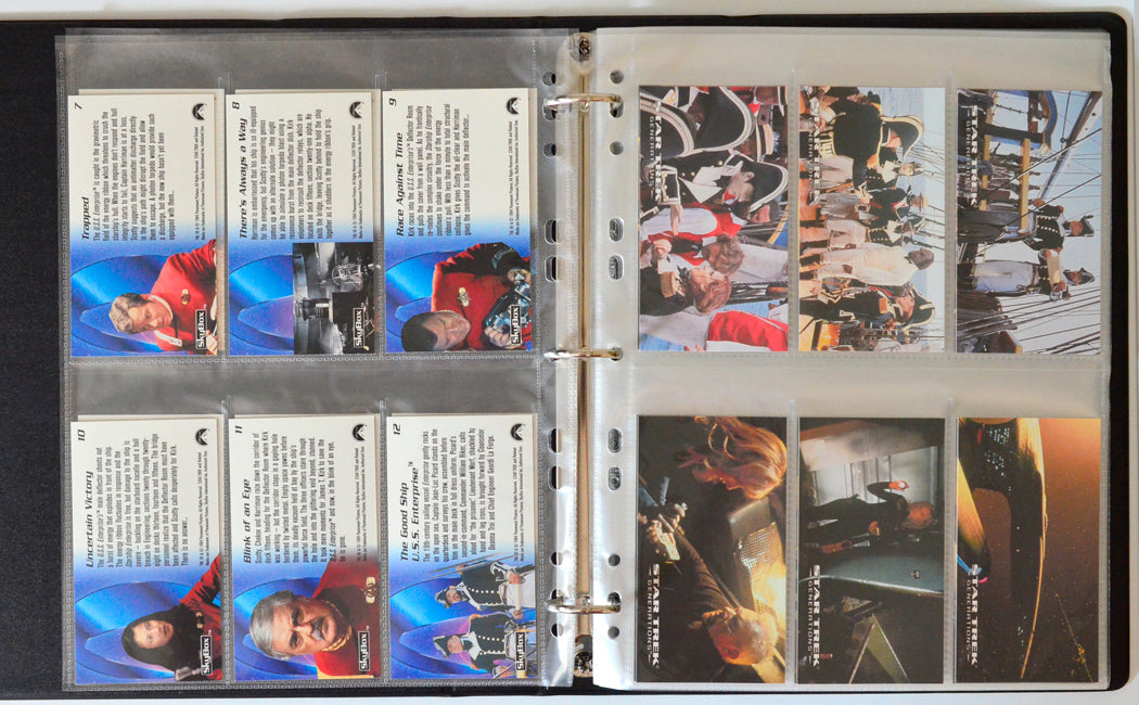 Star Trek : Generations Trading Card set by Skybox (cards 13-18)