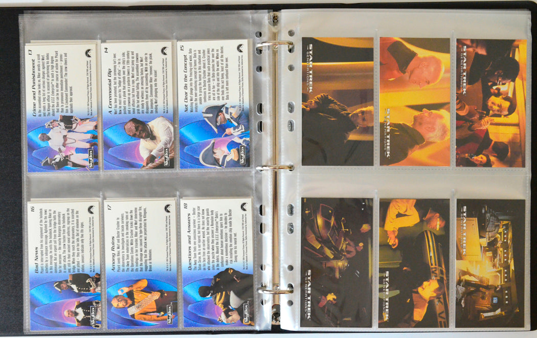 Star Trek : Generations Trading Card set by Skybox (cards 19-24)