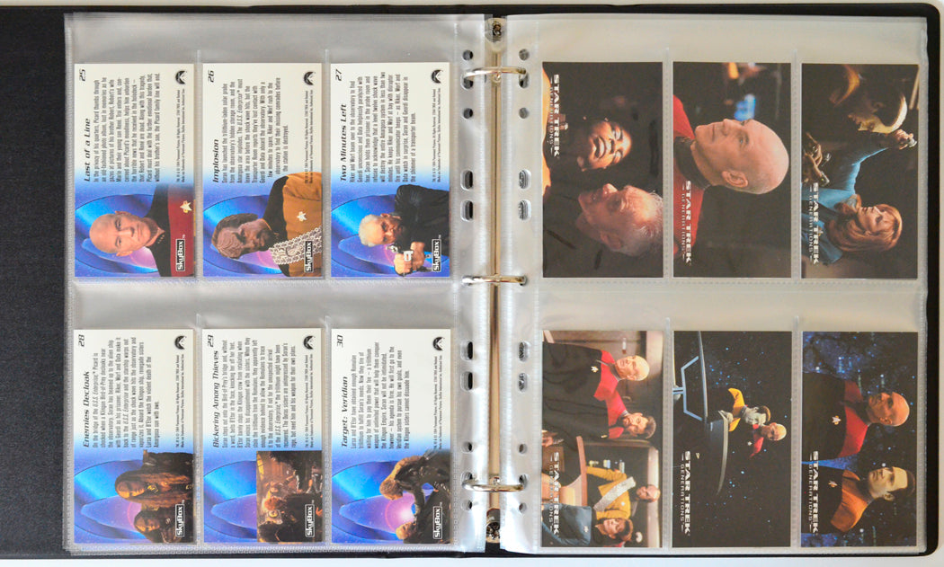 Star Trek : Generations Trading Card set by Skybox (cards 31-36)