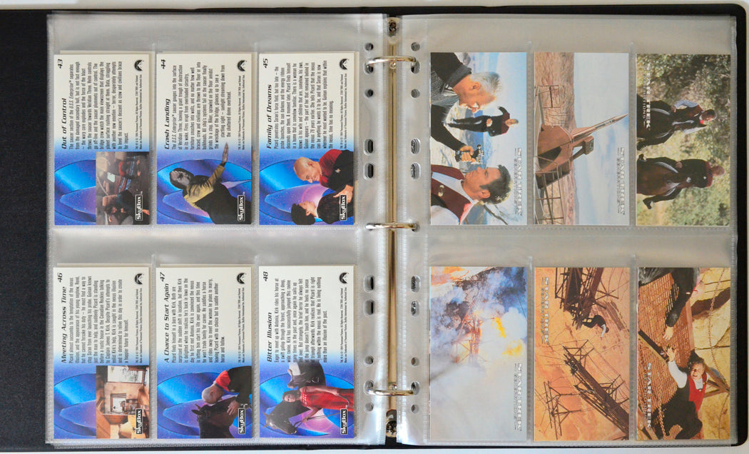 Star Trek : Generations Trading Card set by Skybox (cards 49-54)