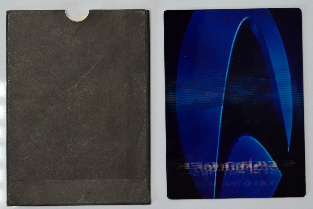 Star Trek : Generations Trading Card set by Skybox (jumbo skymotion card back)
