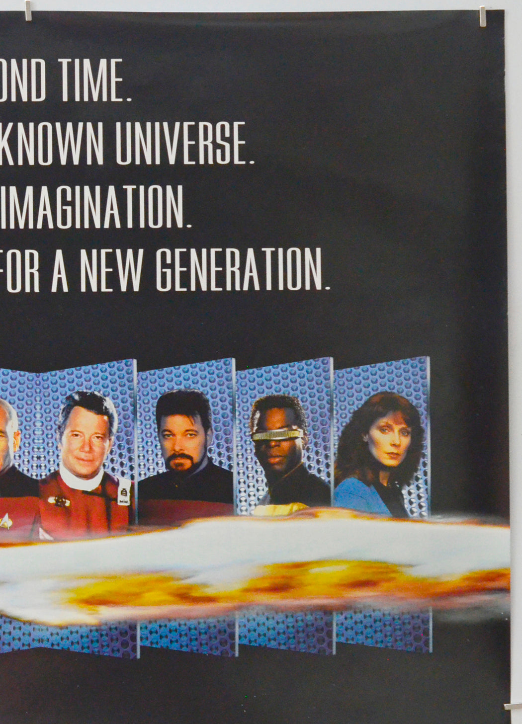 Star Trek : Generations (Top Right) Cinema One Sheet Movie Poster 