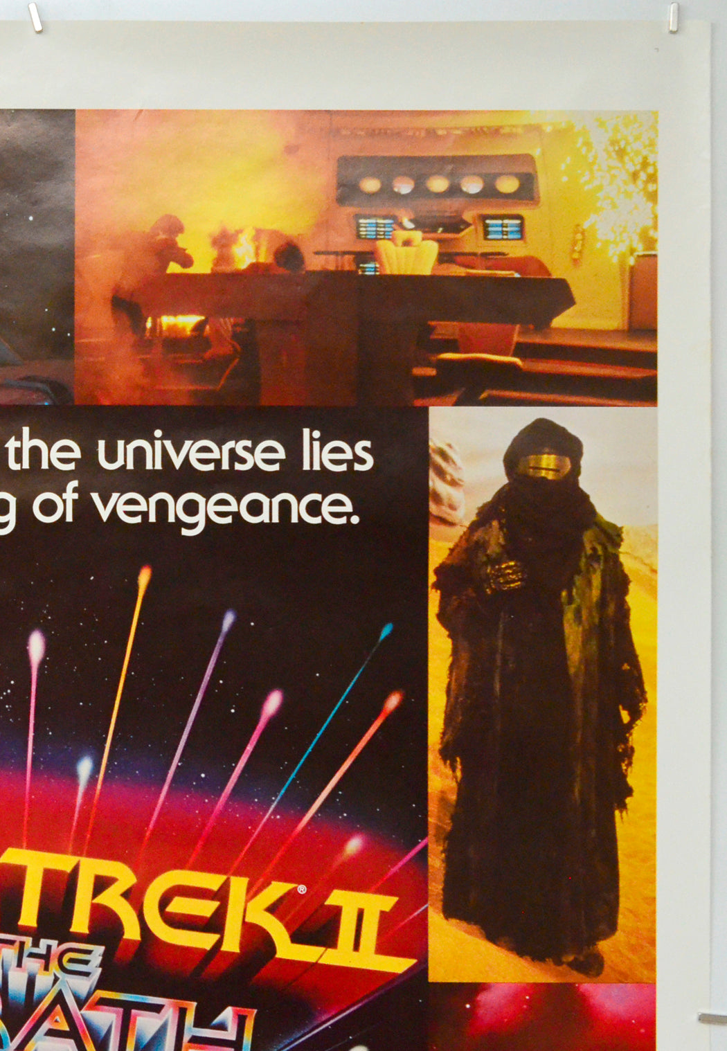 Star Trek II : The Wrath Of Khan (Top Right) Cinema One Sheet Movie Poster 