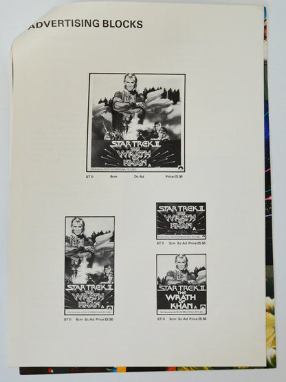 Star Trek II : The Wrath Of Khan Cinema Exhibitors Campaign Pressbook (page 4)