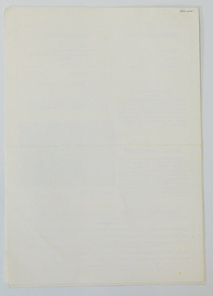 Star Trek II : The Wrath Of Khan Cinema Exhibitors Campaign Pressbook (page 5 back)