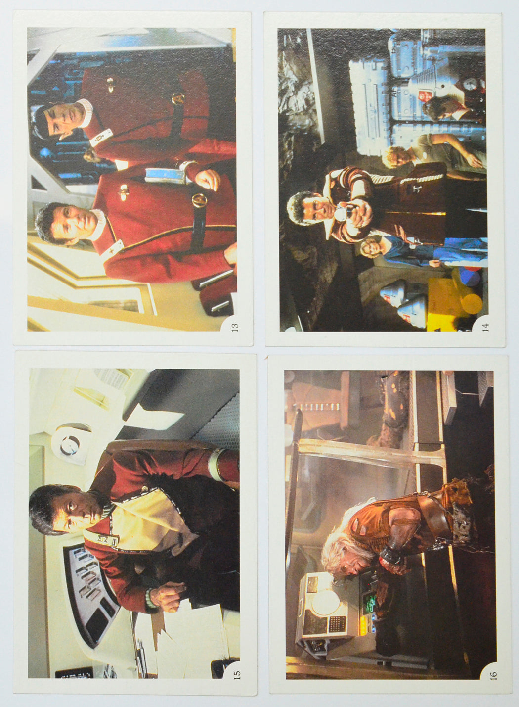 Star Trek II : The Wrath Of Khan Photo Card set by FTTC (cards 13-16)