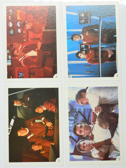 Star Trek II : The Wrath Of Khan Photo Card set by FTTC (stickers 25-28)