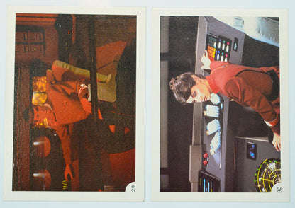 Star Trek II : The Wrath Of Khan Photo Card set by FTTC (stickers 29-30)