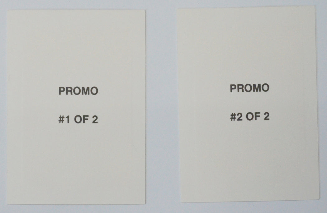 Star Trek II : The Wrath Of Khan  2 Promo Trading Cards